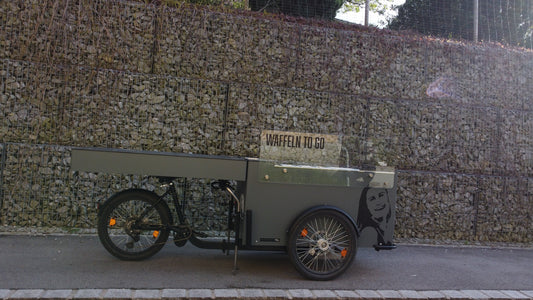 Frische Waffeln und mehr! - Mit meinem Lastenfahrrad unterwegs