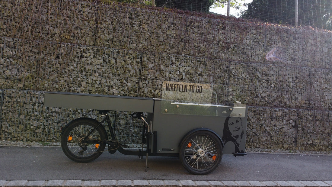 Frische Waffeln und mehr! - Mit meinem Lastenfahrrad unterwegs
